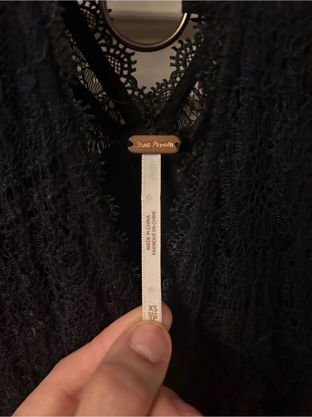 Free People sheer lace